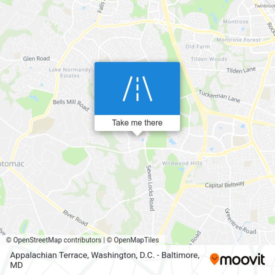 Appalachian Terrace map