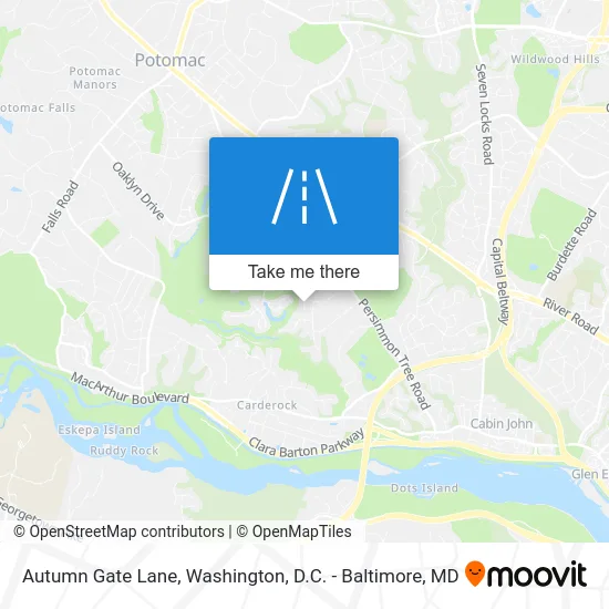 Autumn Gate Lane map