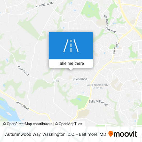 Autumnwood Way map