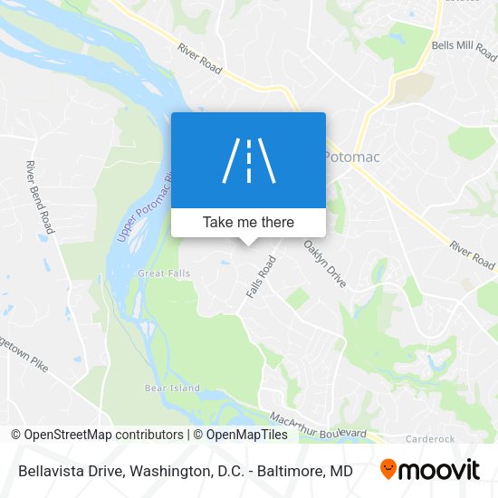 Bellavista Drive map