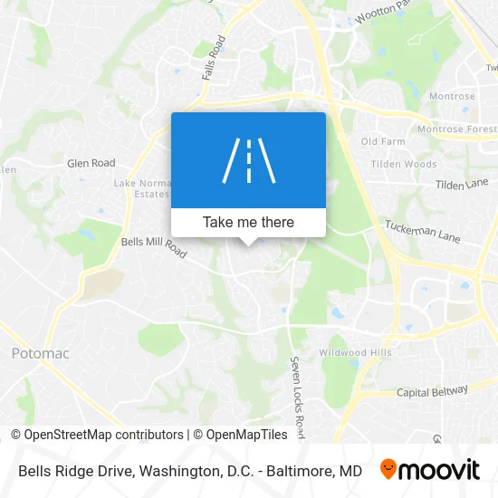Bells Ridge Drive map
