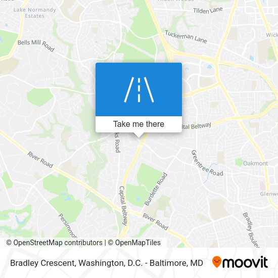 Bradley Crescent map