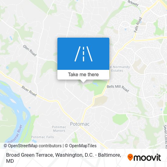 Mapa de Broad Green Terrace
