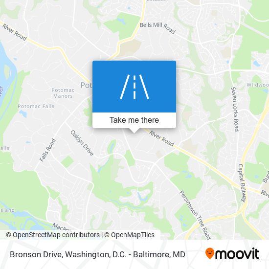Mapa de Bronson Drive