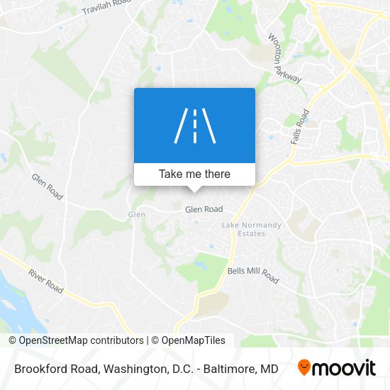 Mapa de Brookford Road
