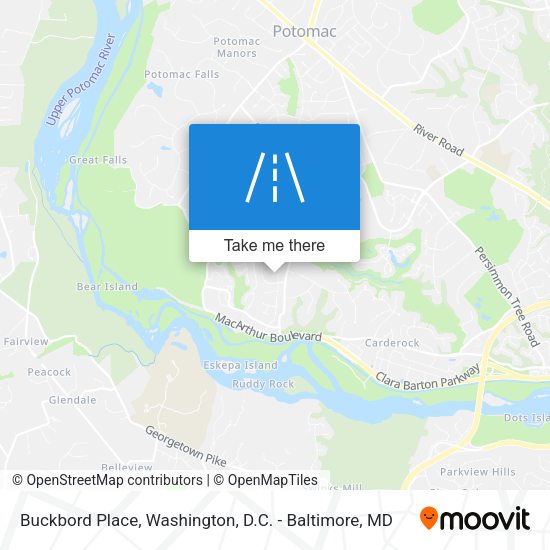 Buckbord Place map