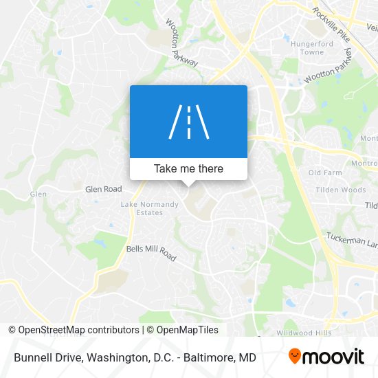 Bunnell Drive map