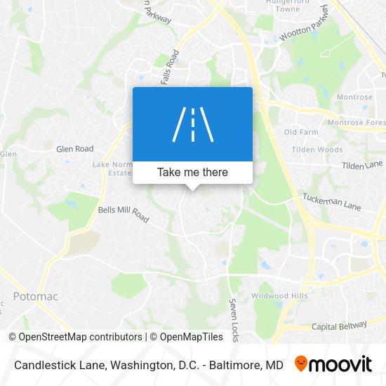 Mapa de Candlestick Lane