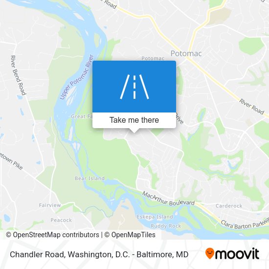 Mapa de Chandler Road