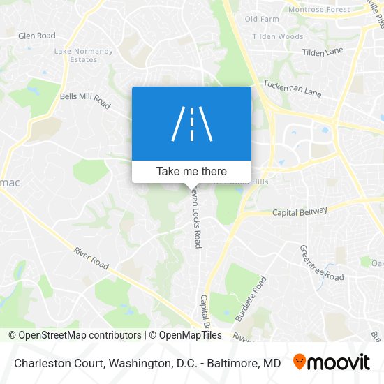 Charleston Court map