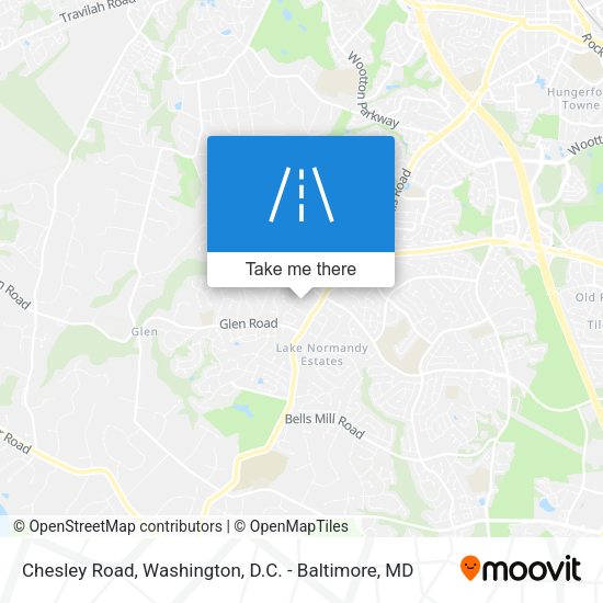 Chesley Road map