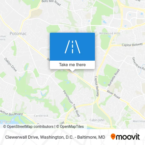 Clewerwall Drive map