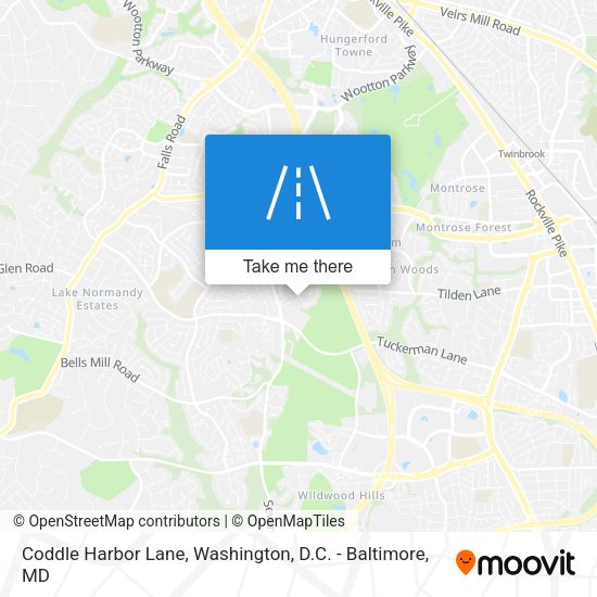 Coddle Harbor Lane map