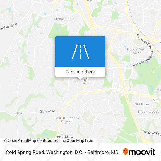 Cold Spring Road map