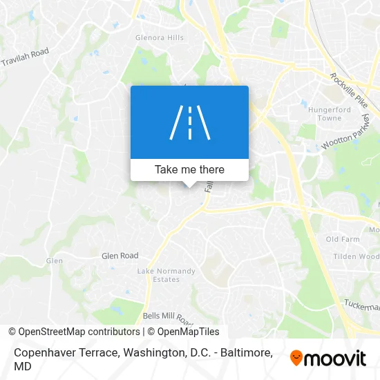 Copenhaver Terrace map