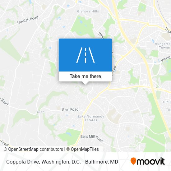 Coppola Drive map