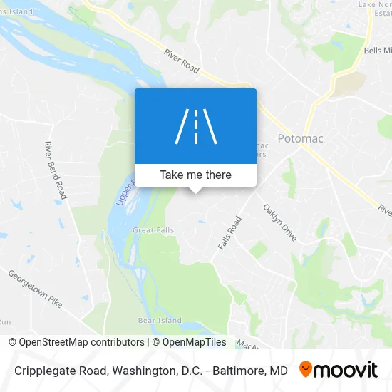 Cripplegate Road map