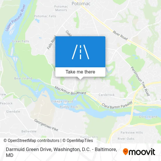 Darmuid Green Drive map