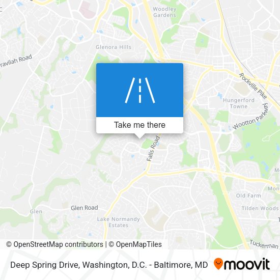 Mapa de Deep Spring Drive