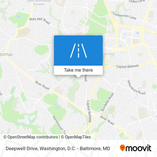 Mapa de Deepwell Drive