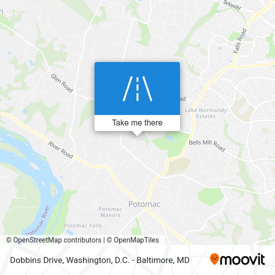 Dobbins Drive map
