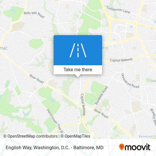English Way map