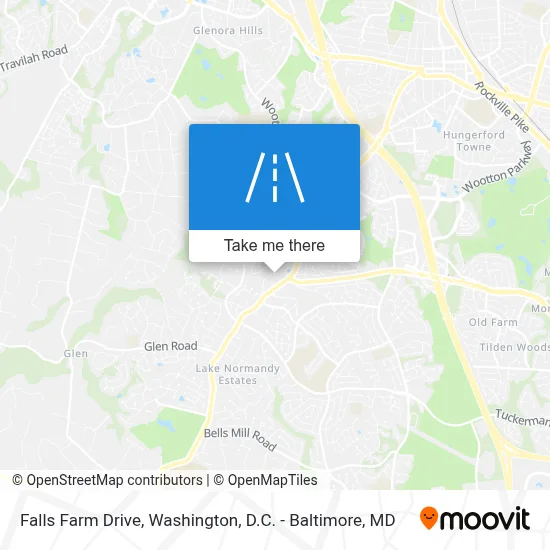 Falls Farm Drive map