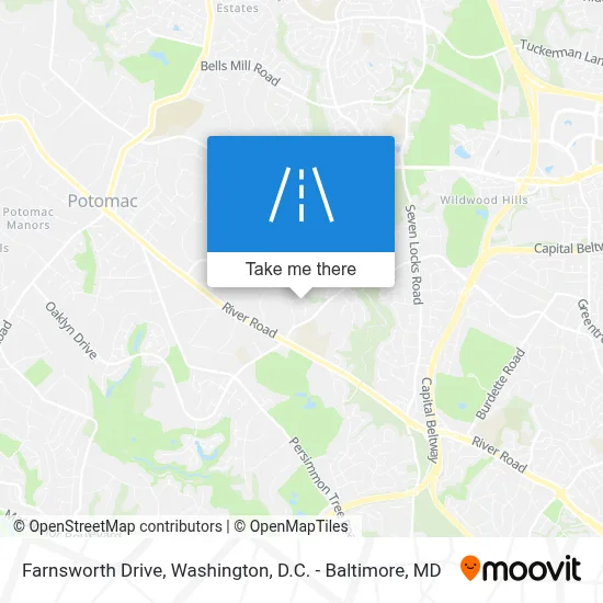 Farnsworth Drive map