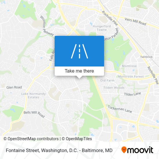 Fontaine Street map