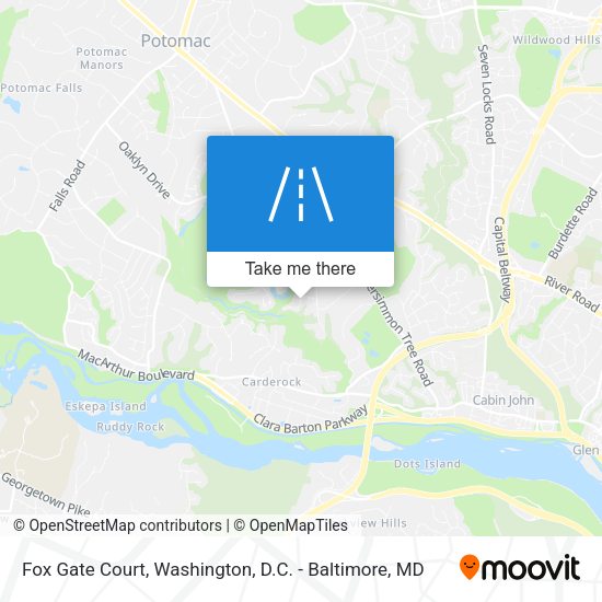 Fox Gate Court map