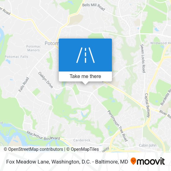 Fox Meadow Lane map