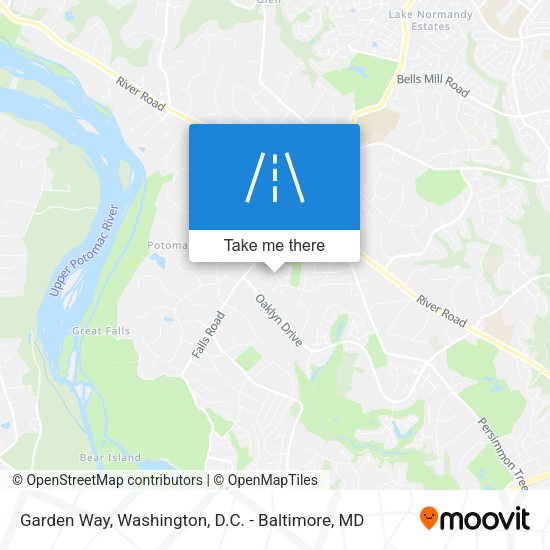 Garden Way map