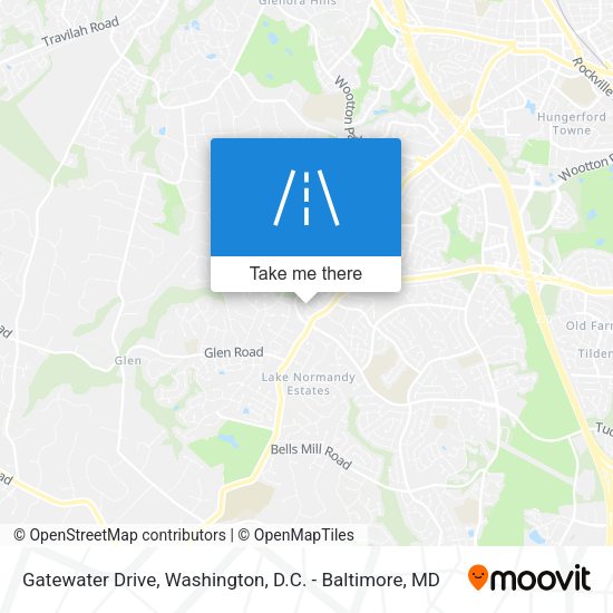 Gatewater Drive map