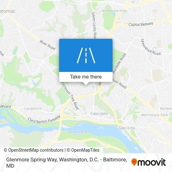 Mapa de Glenmore Spring Way