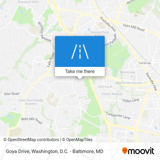 Mapa de Goya Drive