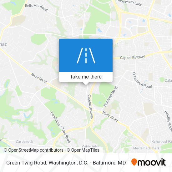 Mapa de Green Twig Road