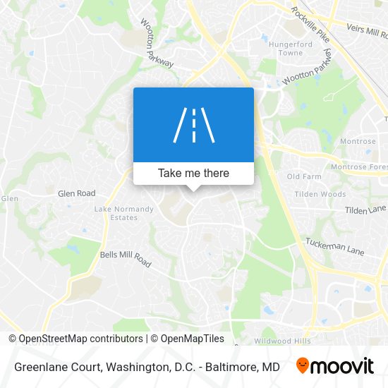 Mapa de Greenlane Court