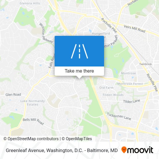 Greenleaf Avenue map