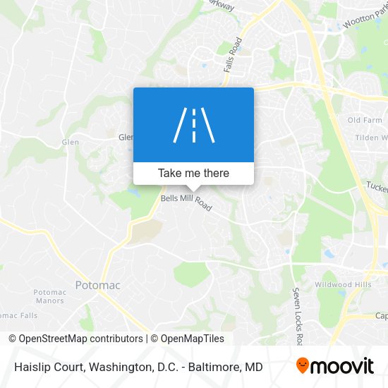 Mapa de Haislip Court