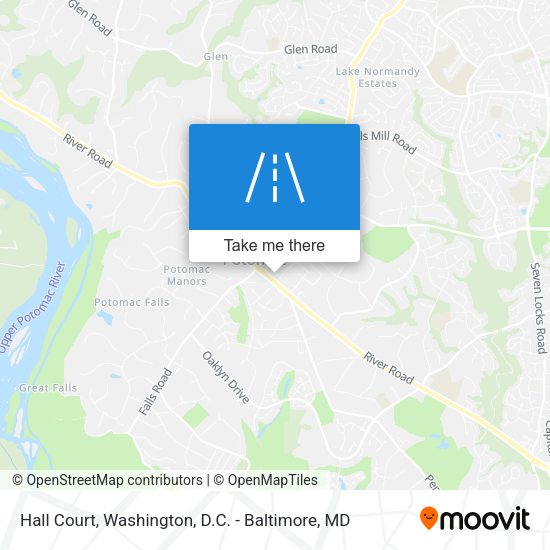 Hall Court map