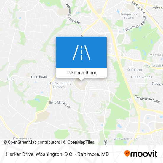 Harker Drive map