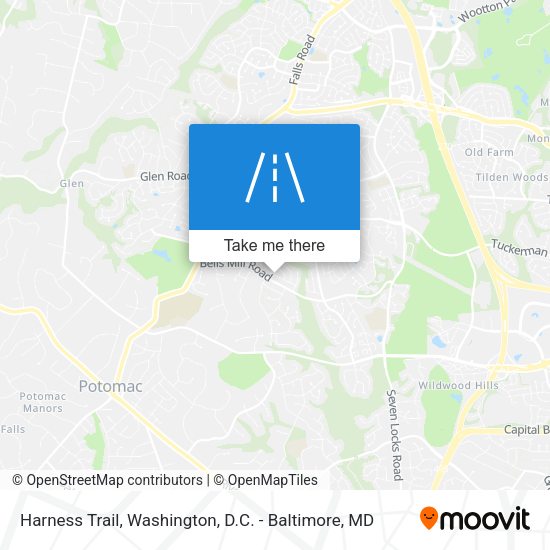 Harness Trail map