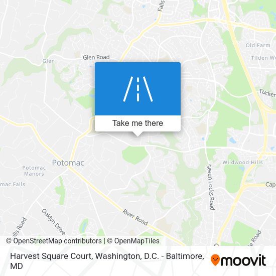 Harvest Square Court map