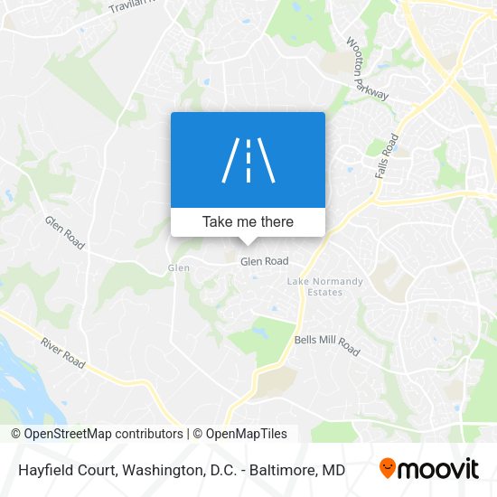 Hayfield Court map