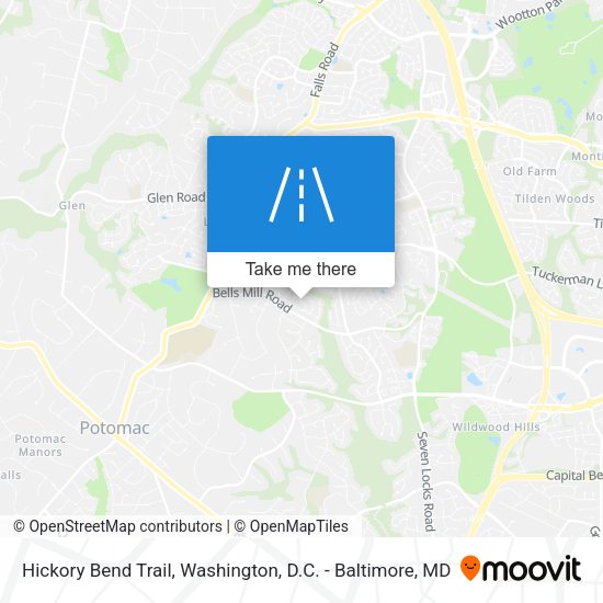 Mapa de Hickory Bend Trail