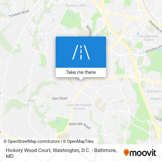 Hickory Wood Court map