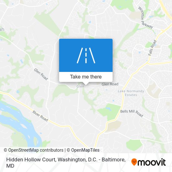 Mapa de Hidden Hollow Court
