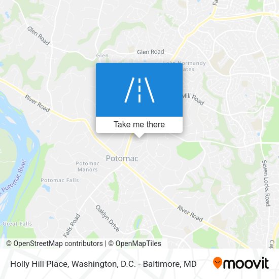 Mapa de Holly Hill Place