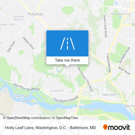 Holly Leaf Lane map