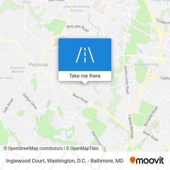 Mapa de Inglewood Court